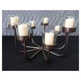 GORGEOUS CANDLE HOLDER WITH NEW CANDLES