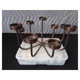 GORGEOUS CANDLE HOLDER WITH NEW CANDLES