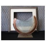 ABSTRACT ART VASE / VINTAGE FRAME