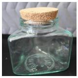 VINTAGE BRASS SAIL BOAT / SEA GLASS