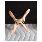 MISC WOOD / GLASS AND BASKET