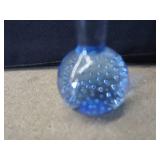 GLASS LIDDED BOX / STONE ORB / DAINTY VASE