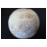 GLASS LIDDED BOX / STONE ORB / DAINTY VASE