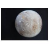 GLASS LIDDED BOX / STONE ORB / DAINTY VASE