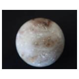 GLASS LIDDED BOX / STONE ORB / DAINTY VASE