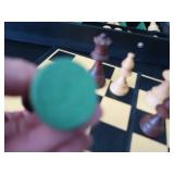 VINTAGE CRISLOID CHESS SET.