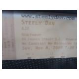 STEELY DAY SIGNED CONCERT POSTER PLUS MORE