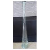 TALL GLASS FLOOR VASE