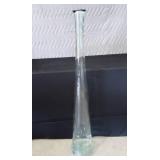 TALL GLASS FLOOR VASE