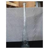 TALL GLASS FLOOR VASE