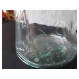 TALL GLASS FLOOR VASE