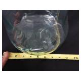 TALL GLASS FLOOR VASE