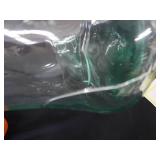 TALL GLASS FLOOR VASE