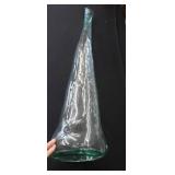 TALL GLASS FLOOR VASE