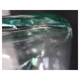 TALL GLASS FLOOR VASE