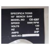 PRO-TECH 10" BENCH SAW