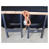 IRON HORSE SAW HORSES / WORK LIGHT EXTENSION CORD