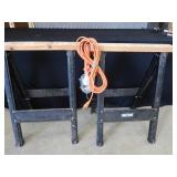 IRON HORSE SAW HORSES / WORK LIGHT EXTENSION CORD