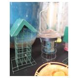 LARGE ASSORTMENT OF BIRD FEEDERS / LG POT