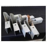 ROLLING METAL TABLE AND ODDS AND ENDS