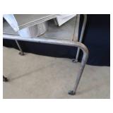 ROLLING METAL TABLE AND ODDS AND ENDS