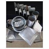 ROLLING METAL TABLE AND ODDS AND ENDS