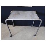 ROLLING METAL TABLE AND ODDS AND ENDS