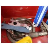 METAL TOOL BOX STUFFED FULL