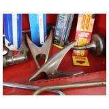 METAL TOOL BOX STUFFED FULL