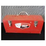 METAL TOOL BOX STUFFED FULL
