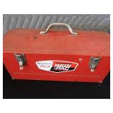 METAL TOOL BOX STUFFED FULL