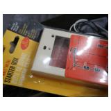 VINTAGE HOMAK METAL TOOL BOX / ELECTRICAL LG LOT