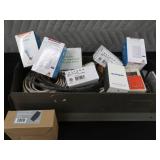 VINTAGE HOMAK METAL TOOL BOX / ELECTRICAL LG LOT