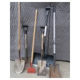 SHOVELS AND MORE SHOVELS AND A PICK