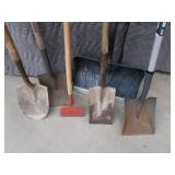 SHOVELS AND MORE SHOVELS AND A PICK