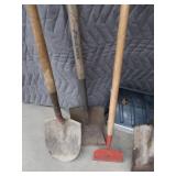 SHOVELS AND MORE SHOVELS AND A PICK