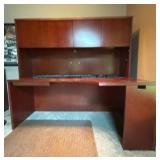 GORGEOUS CHERRY EXECUTIVE DESK,/ CREDENZA