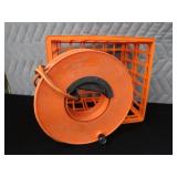 CORDWHEEL WITH ELECTRICAL EXTENSION CORD / MILK CRATE