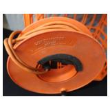 CORDWHEEL WITH ELECTRICAL EXTENSION CORD / MILK CRATE