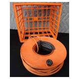 CORDWHEEL WITH ELECTRICAL EXTENSION CORD / MILK CRATE