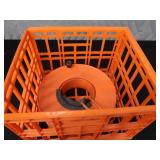 CORDWHEEL WITH ELECTRICAL EXTENSION CORD / MILK CRATE