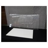 PLEXIGLASS AND POSTER BOARD