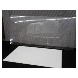 PLEXIGLASS AND POSTER BOARD