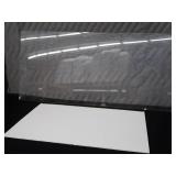 PLEXIGLASS AND POSTER BOARD