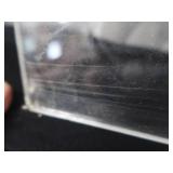 PLEXIGLASS AND POSTER BOARD