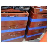 GORGEOUS CHERRY EXECUTIVE DESK,/ CREDENZA