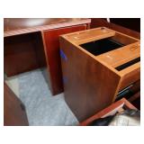 GORGEOUS CHERRY EXECUTIVE DESK,/ CREDENZA