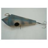 Metal Novelty Fishing Lure Bird House.