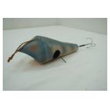 Metal Novelty Fishing Lure Bird House.