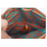 Harley Davidson Leather Crossbody/Shoulder Pouch Purse in Orange